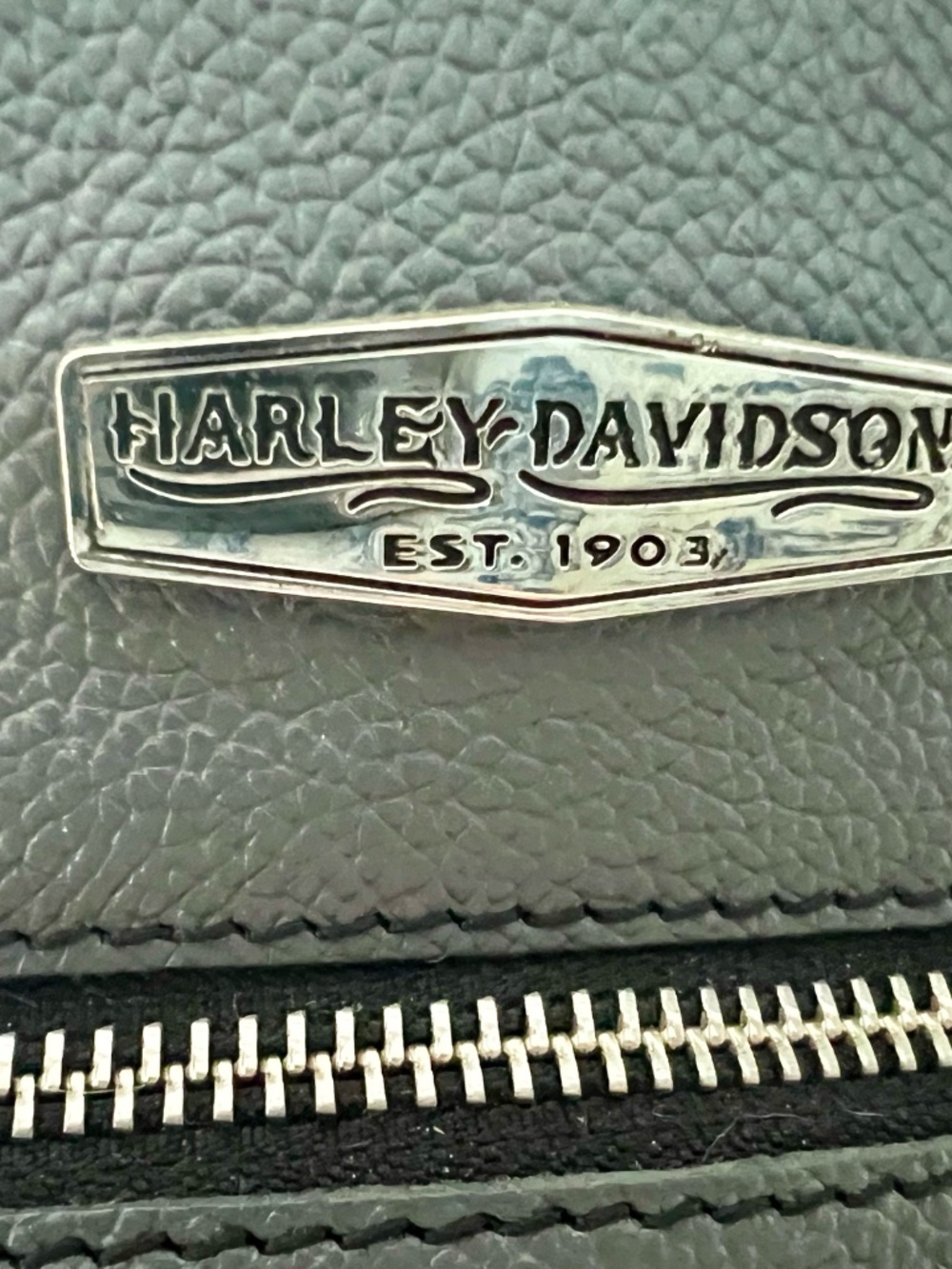 Harley Davidson Genuine Leather Purse - Picture 2 of 6
